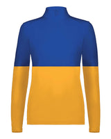 Holloway Women's Momentum Team Quarter-Zip Pullover. 223700 - Gold/ Royal