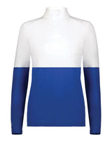 Holloway Women's Momentum Team Quarter-Zip Pullover. 223700 - Royal/ White