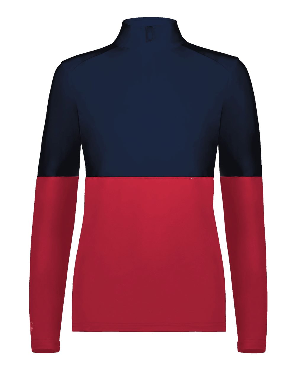 Holloway Women's Momentum Team Quarter-Zip Pullover. 223700 - Scarlet/ Navy