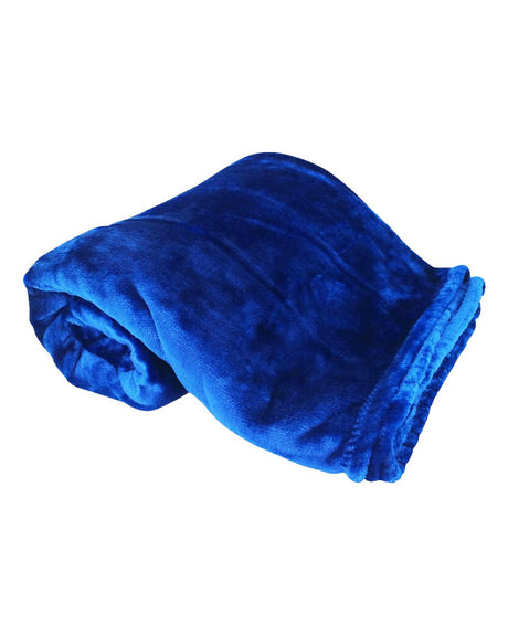 Alpine Fleece Oversized Mink Touch Luxury Blanket. 8727 - Royal