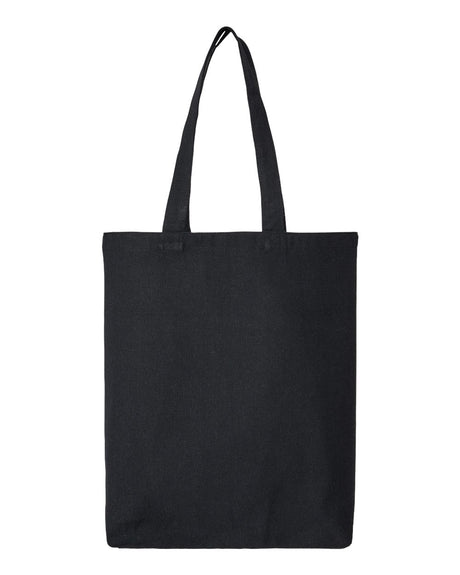 OAD Midweight Recycled Gusseted Tote. OAD106R - Recycled Black