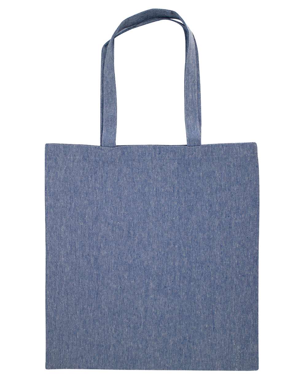 OAD Midweight Recycled Tote Bag. OAD113R - Heather Medium Blue