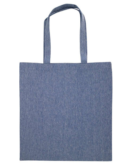OAD Midweight Recycled Tote Bag. OAD113R - Heather Medium Blue