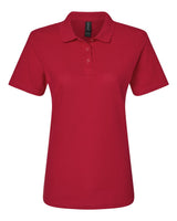 Gildan Women's Softstyle® Pique Polo. 64800L - Cherry Red