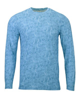 Paragon Men's Belize Sublimated Long Sleeve T-Shirt. 230 - Caribbean Water