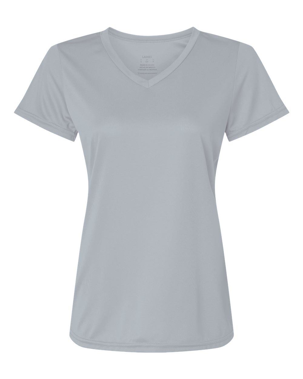 Augusta Sportswear Women's Nexgen Performance V-Neck T-Shirt. 1790 - Silver