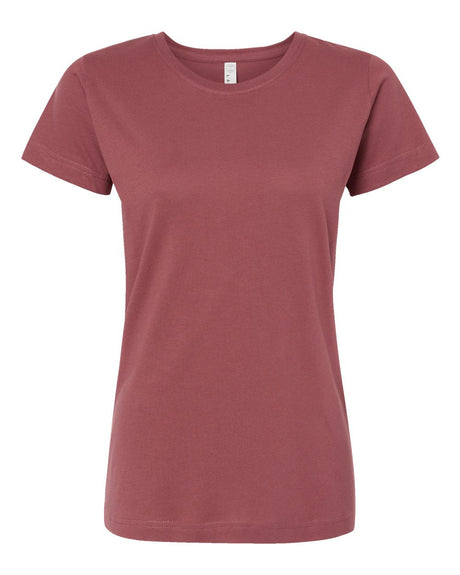LAT Women's Fine Jersey Tee. 3516 - Rouge