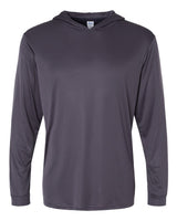 Paragon Unisex Bahama Performance Hooded Long Sleeve T-Shirt. 220 - Graphite