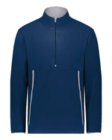 Augusta Sportswear Unisex Eco Revive™ Polar Fleece Quarter-Zip Pullover. 6855 - Navy