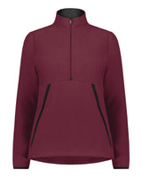 Augusta Sportswear Women's Eco Revive™ Polar Fleece Quarter-Zip Pullover. 6857 - Maroon