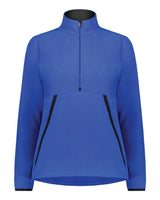Augusta Sportswear Women's Eco Revive™ Polar Fleece Quarter-Zip Pullover. 6857 - Royal
