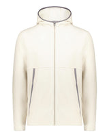 Augusta Sportswear Unisex Eco Revive™ Polar Fleece Hooded Full-Zip Jacket. 6858 - Oyster