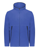 Augusta Sportswear Unisex Eco Revive™ Polar Fleece Hooded Full-Zip Jacket. 6858 - Royal