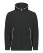 Augusta Sportswear Youth Eco Revive™ Polar Fleece Hooded Full-Zip Jacket. 6859 - Black