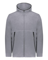 Augusta Sportswear Youth Eco Revive™ Polar Fleece Hooded Full-Zip Jacket. 6859 - Graphite