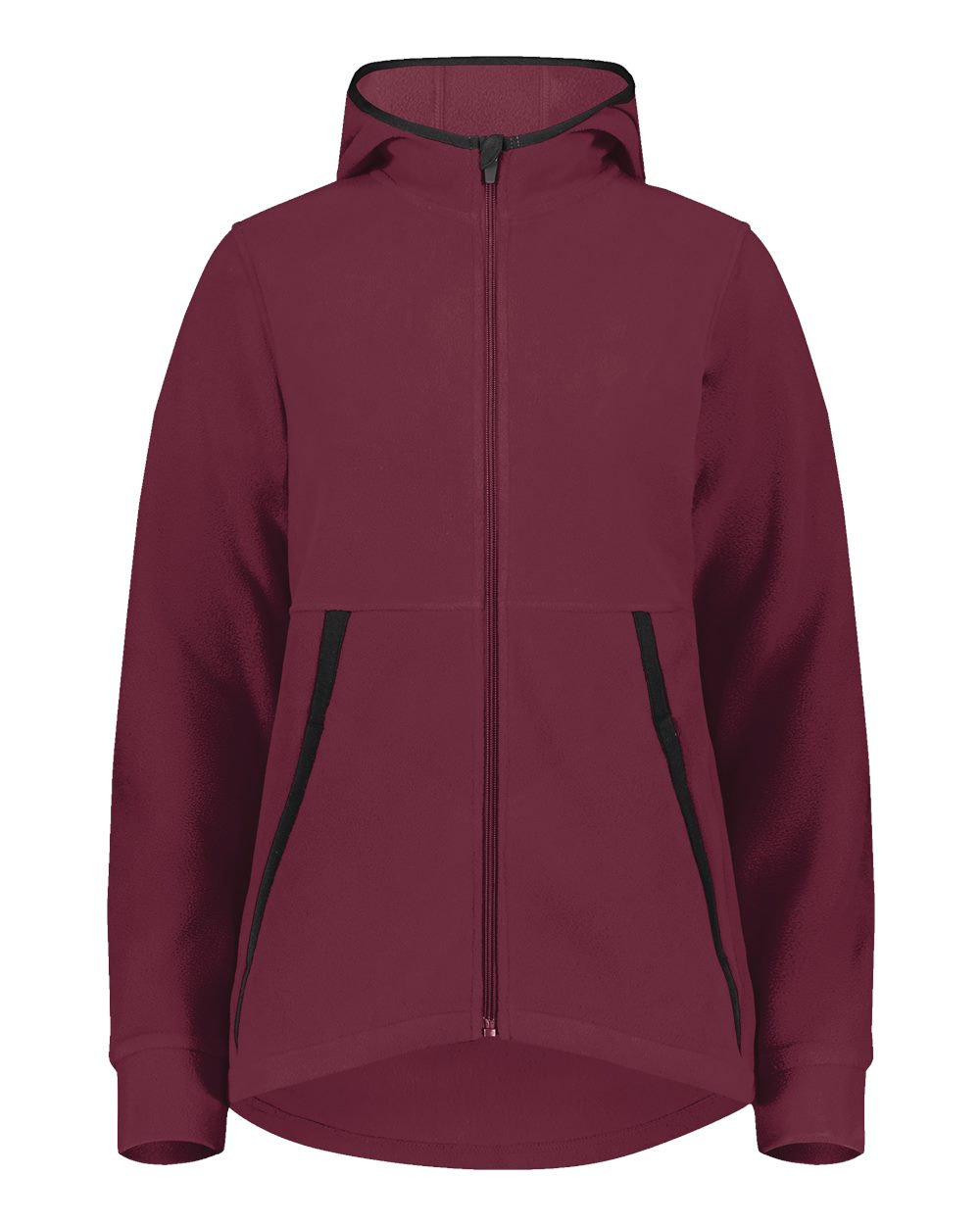 Augusta Sportswear Women's Eco Revive™ Polar Fleece Hooded Full-Zip Jacket. 6860 - Maroon