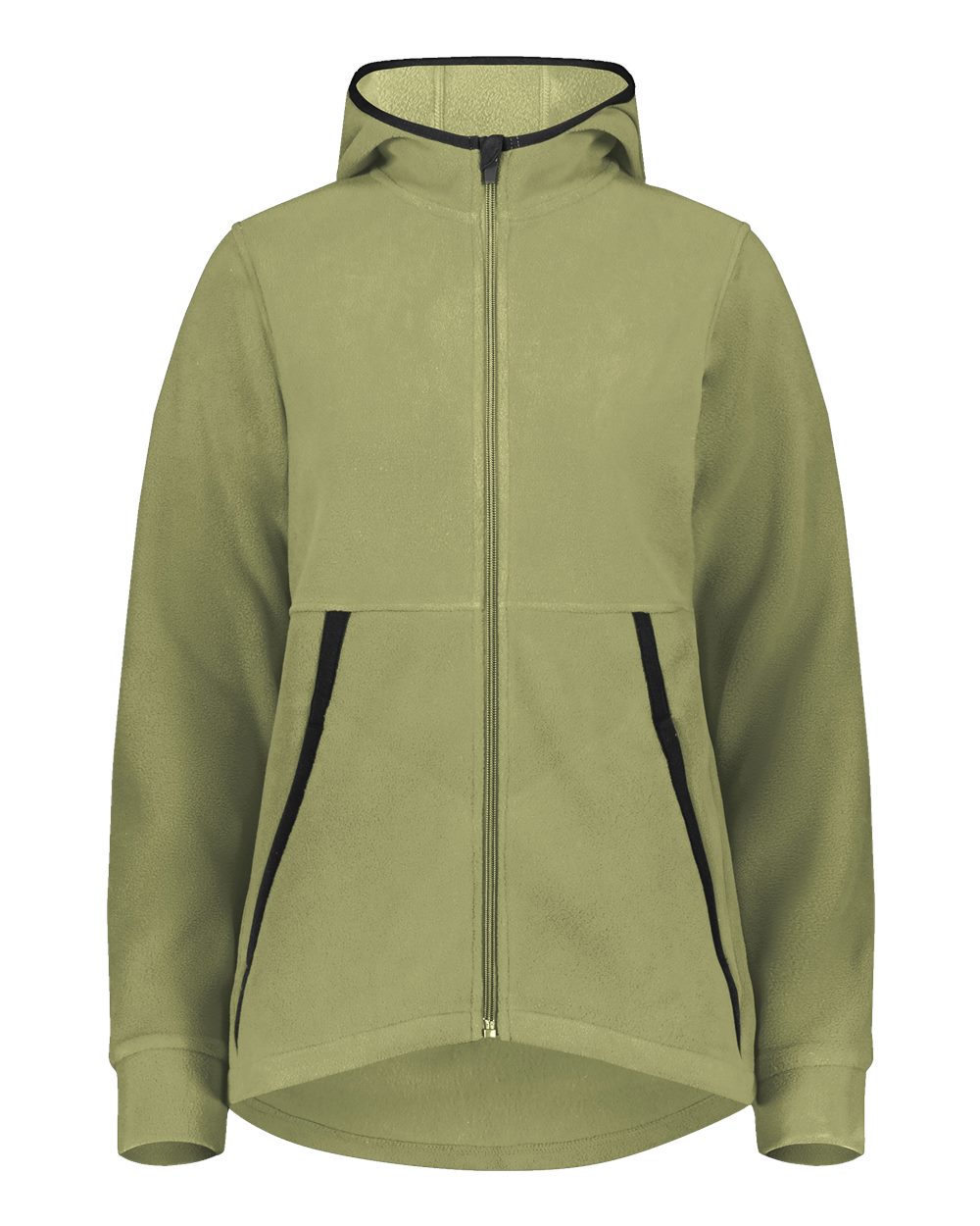 Augusta Sportswear Women's Eco Revive™ Polar Fleece Hooded Full-Zip Jacket. 6860 - Olive