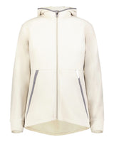 Augusta Sportswear Women's Eco Revive™ Polar Fleece Hooded Full-Zip Jacket. 6860 - Oyster