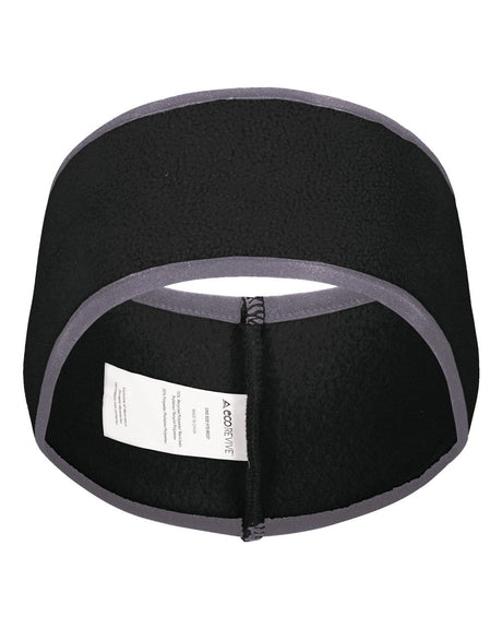 Augusta Sportswear Eco Revive™ Polar Fleece Headband. 6893 - Black