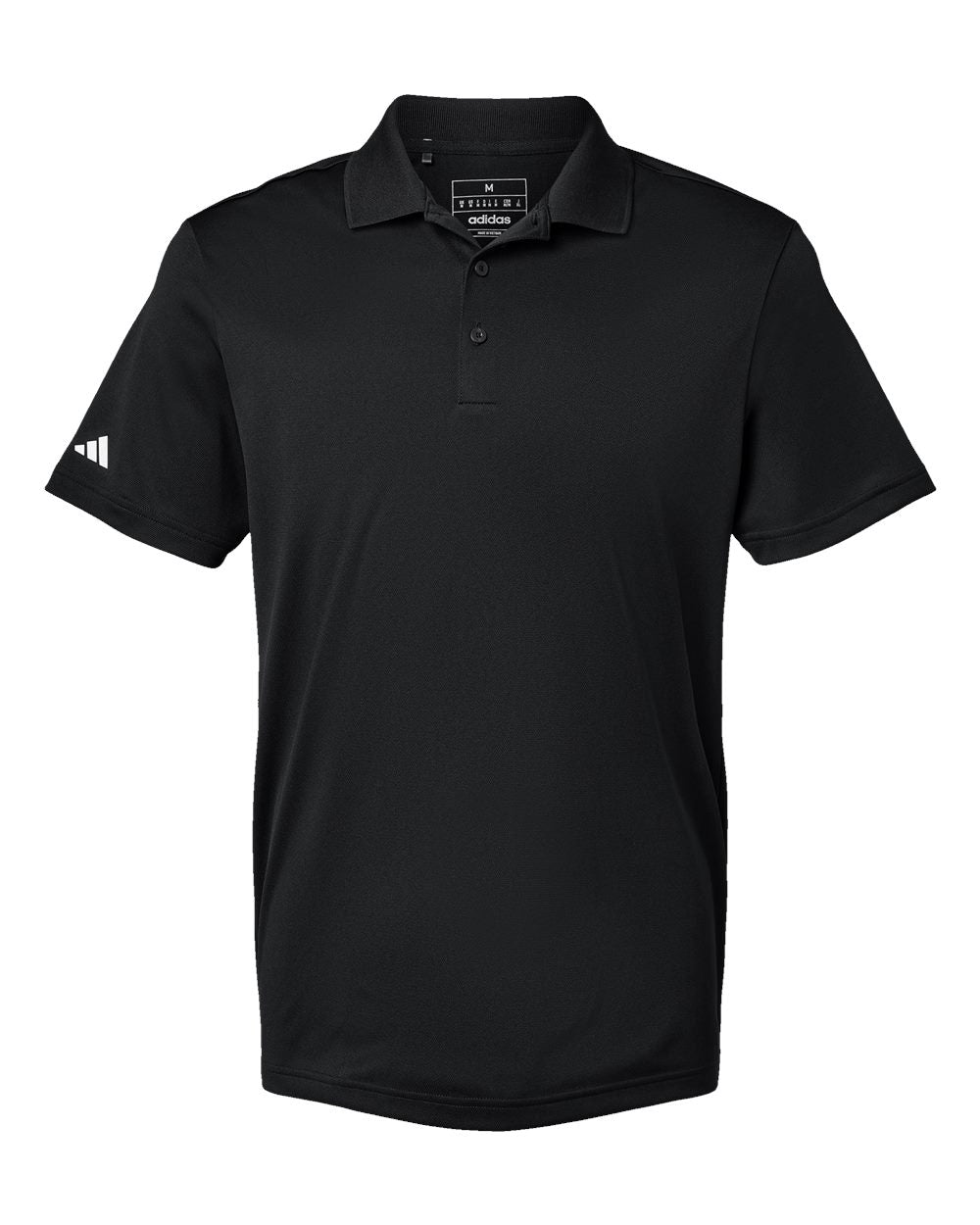 Adidas Men's Performance Piqué Polo. A430 - Black