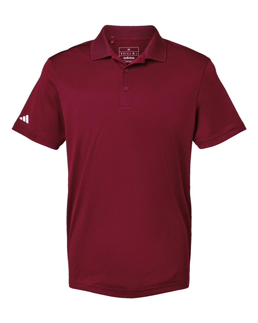 Adidas Men's Performance Piqué Polo. A430 - Collegiate Burgundy