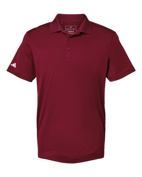 Adidas Men's Performance Piqué Polo. A430 - Collegiate Burgundy