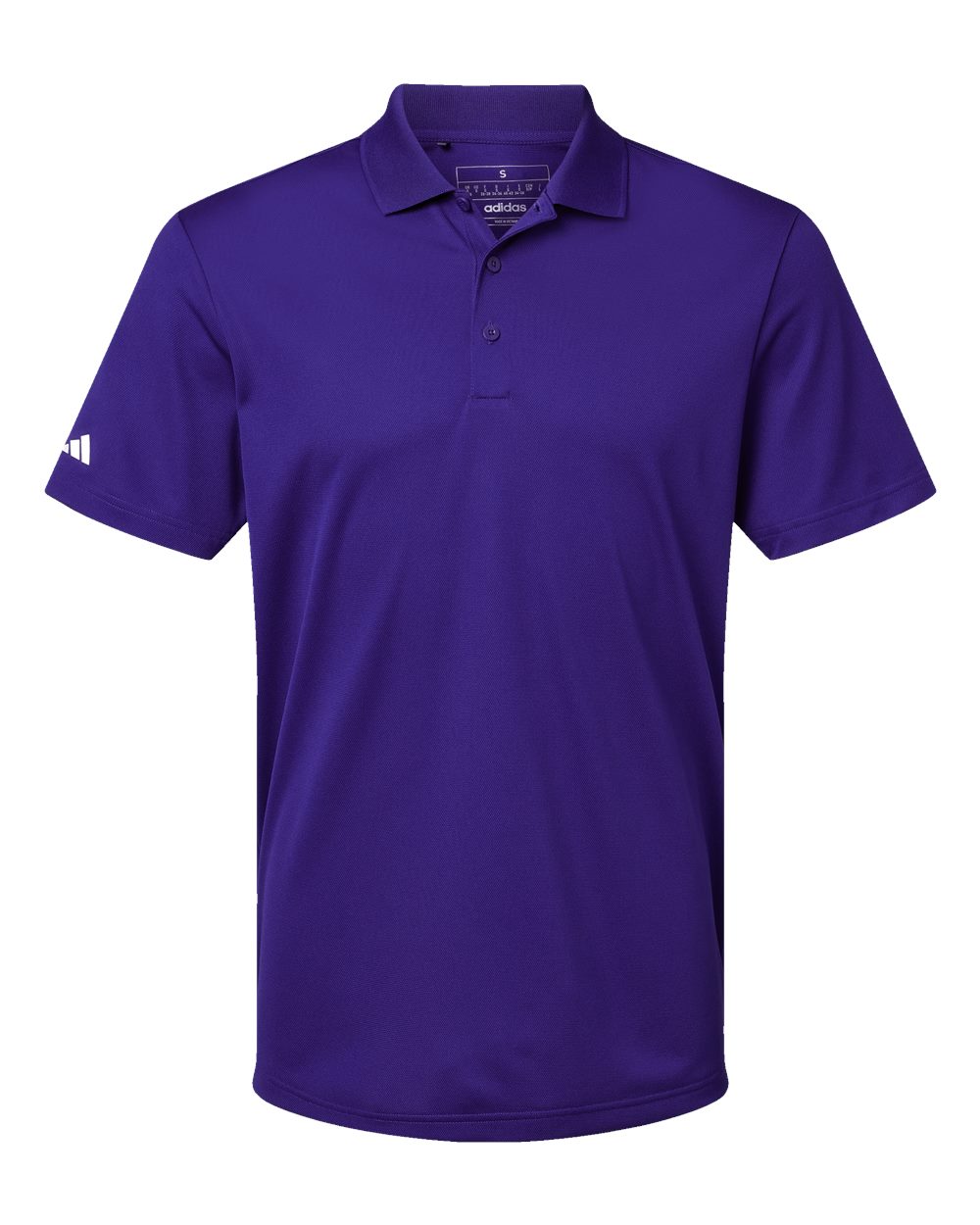 Adidas Men's Performance Piqué Polo. A430 - Collegiate Purple