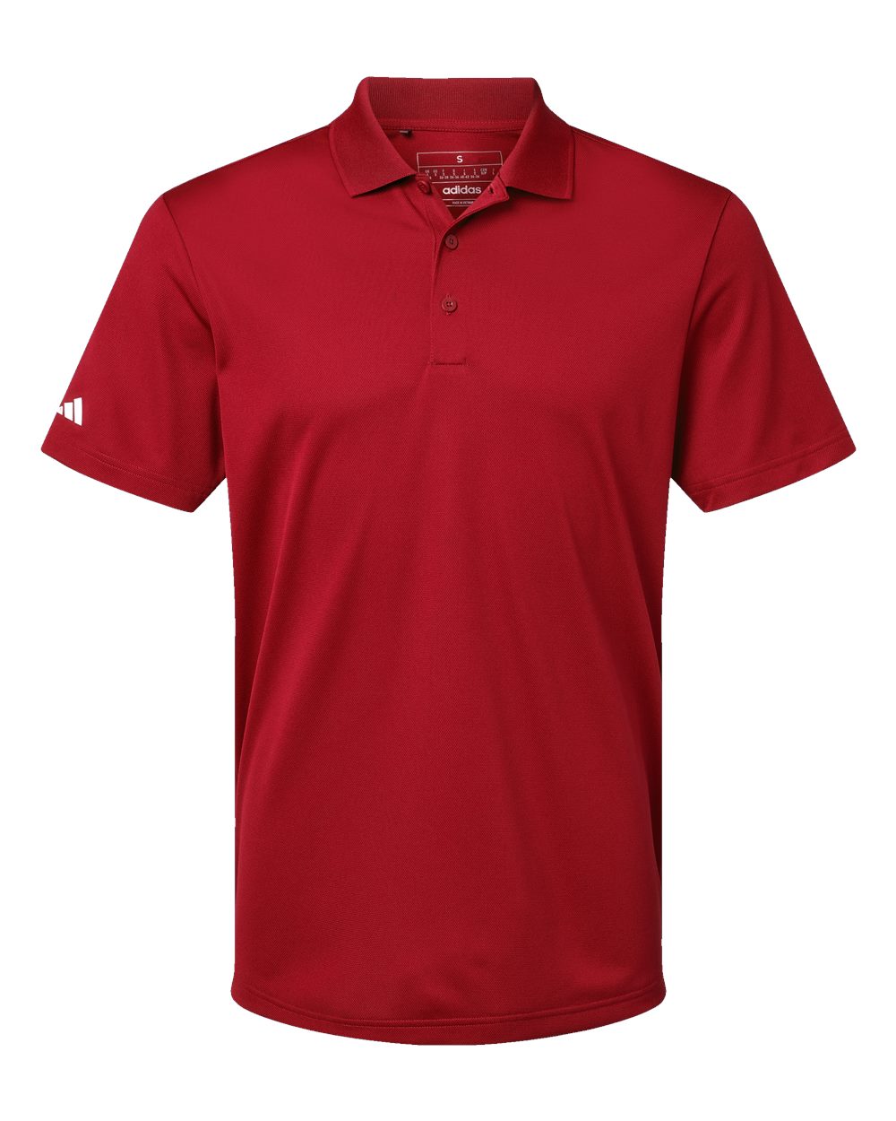 Adidas Men's Performance Piqué Polo. A430 - Power Red