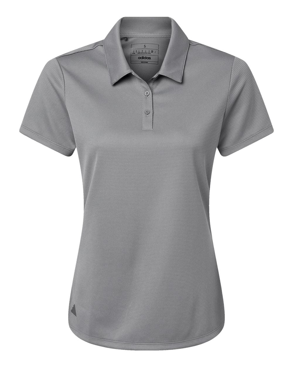 Adidas Women's Micro Piqué Polo. A581 - Grey Three