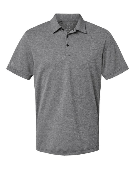 Adidas Men's Heathered Polo. A582 - Black Melange