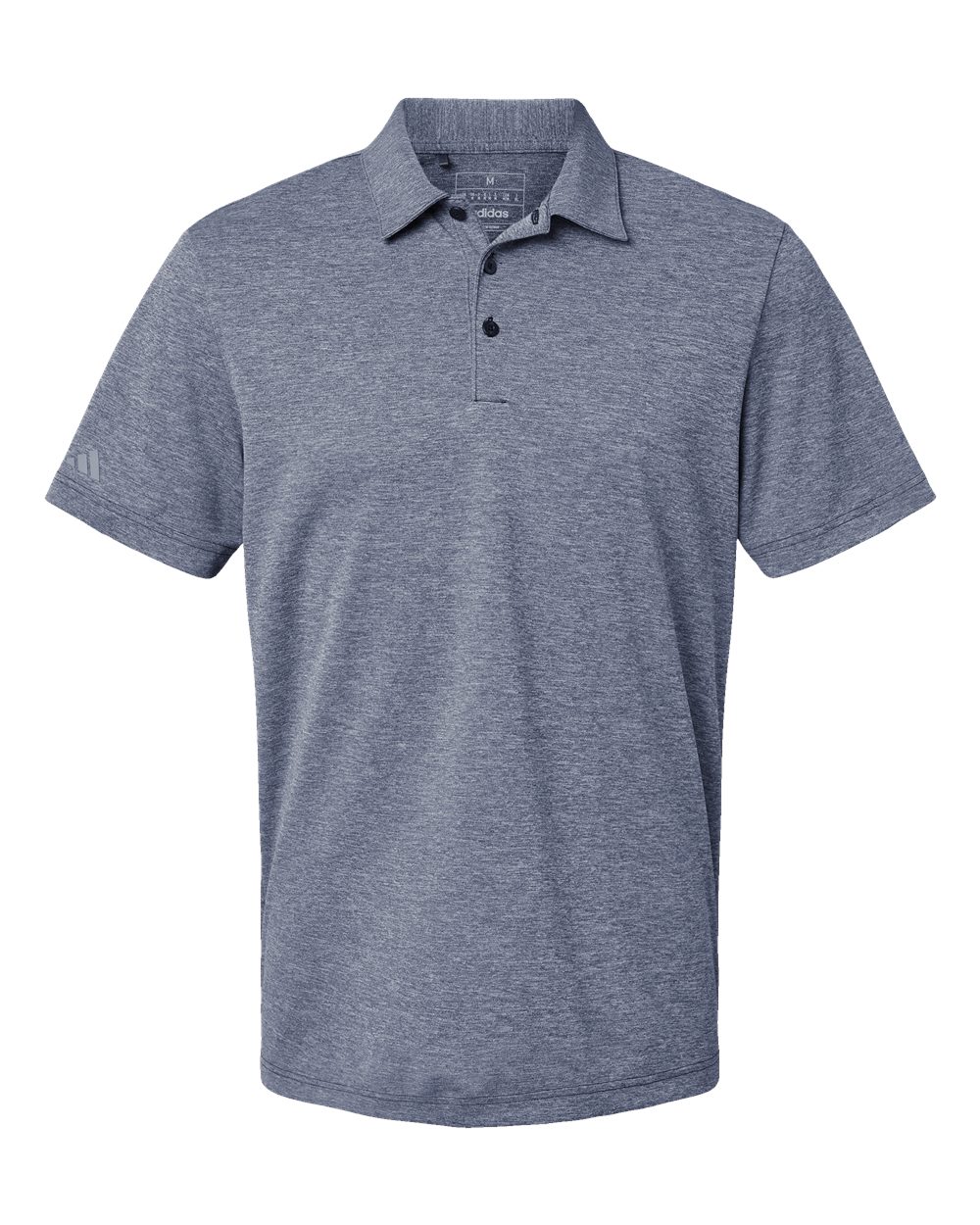 Adidas Men's Heathered Polo. A582 - Collegiate Navy Melange
