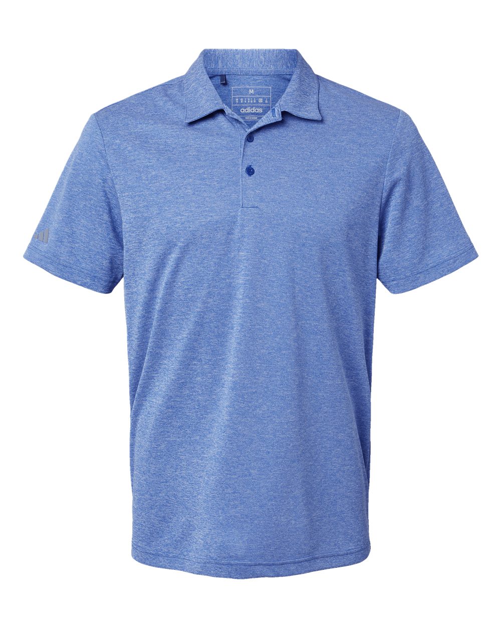Adidas Men's Heathered Polo. A582 - Collegiate Royal Melange