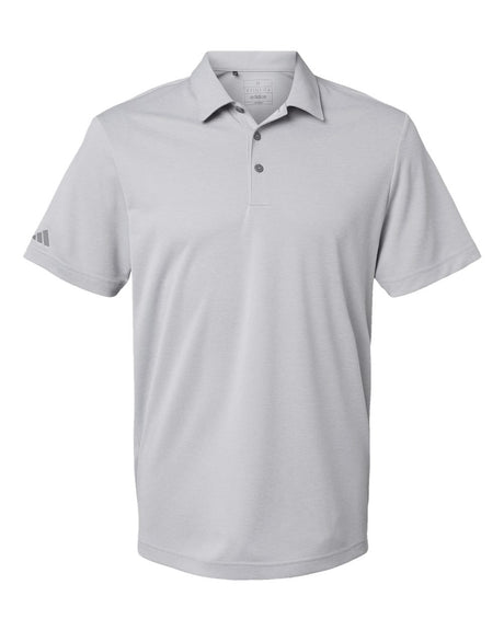 Adidas Men's Heathered Polo. A582 - Grey Two Melange