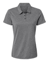 Adidas Women's Heathered Polo. A583 - Black Melange