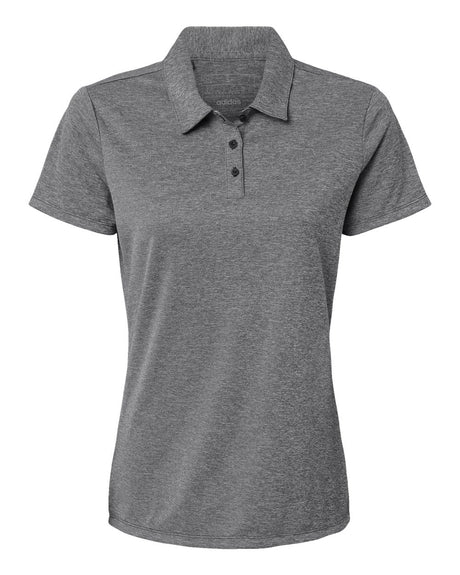 Adidas Women's Heathered Polo. A583 - Black Melange