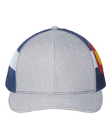 Kati Printed Mesh Trucker Cap. S700M - Heather Grey/ Colorado Flag