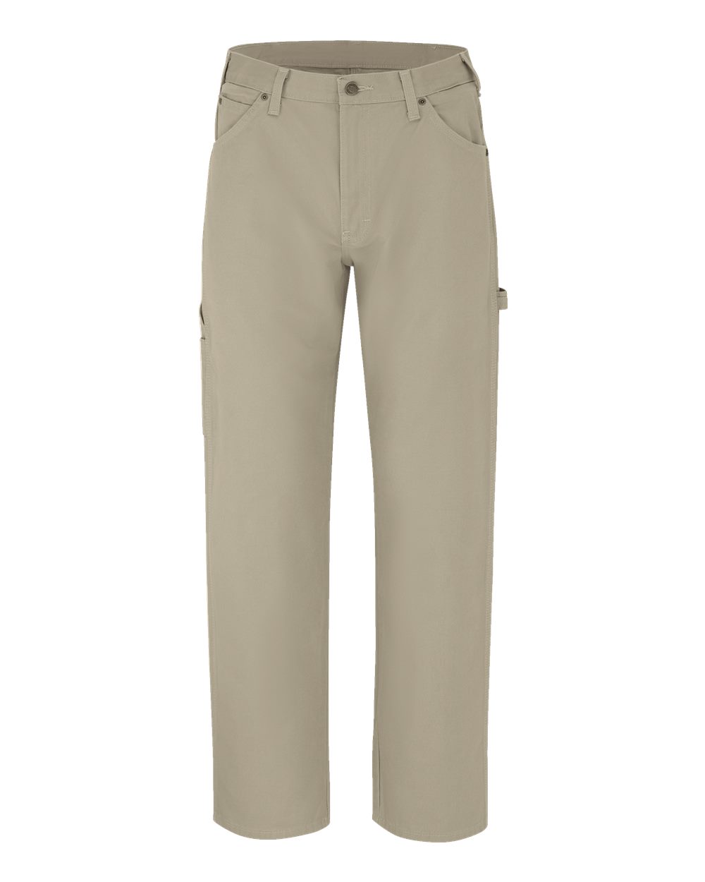 Dickies Men's Duck Carpenter Jeans. 1933 - Rinsed Desert Sand - 37 Unhemmed