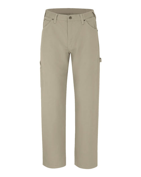 Dickies Men's Duck Carpenter Jeans. 1933 - Rinsed Desert Sand - 37 Unhemmed