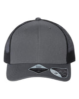 Atlantis Headwear Sustainable Trucker Cap. BRYCE - Dark Grey/ Black