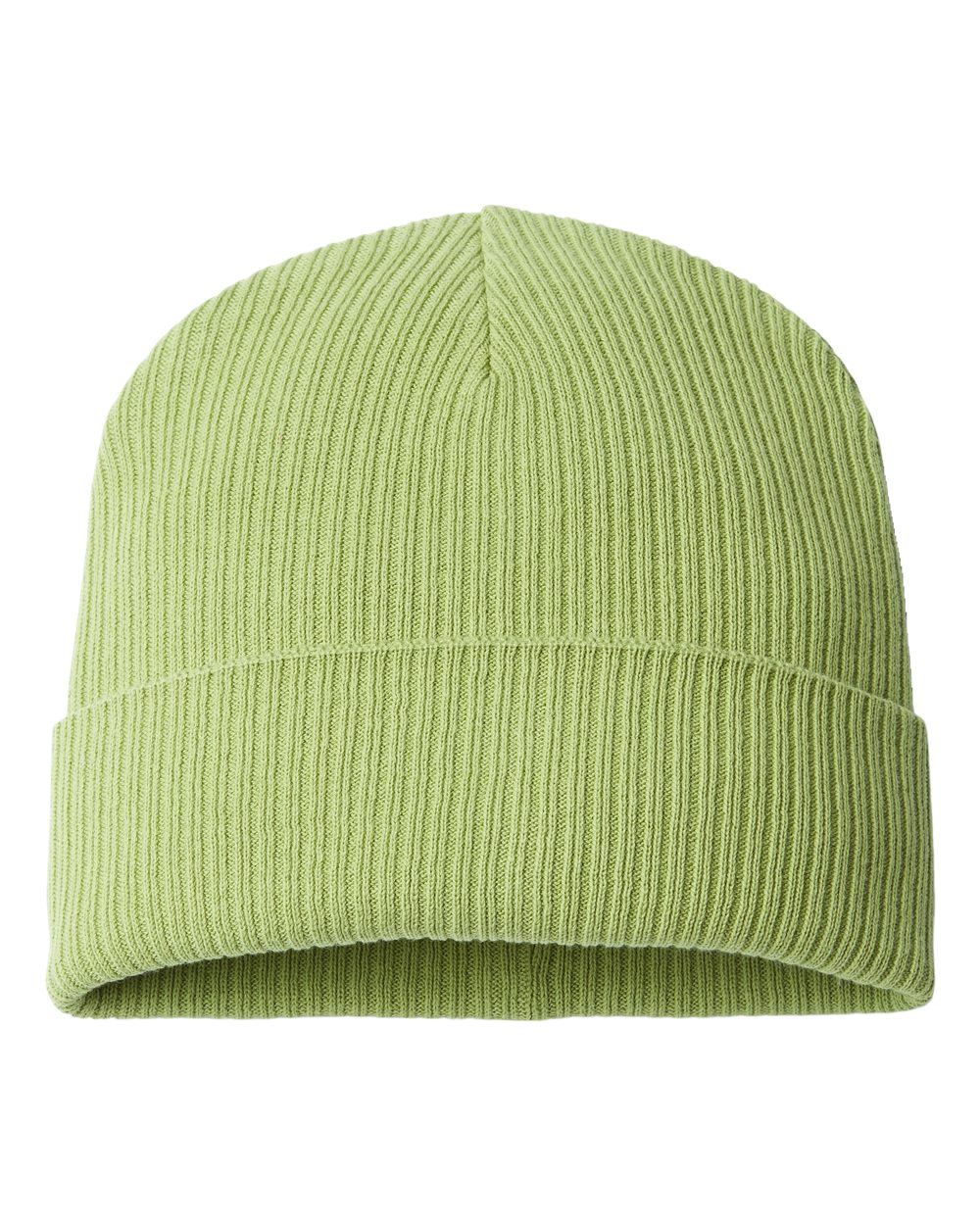Atlantis Headwear Sustainable Cuffed Beanie. NELSON - Leaf Green