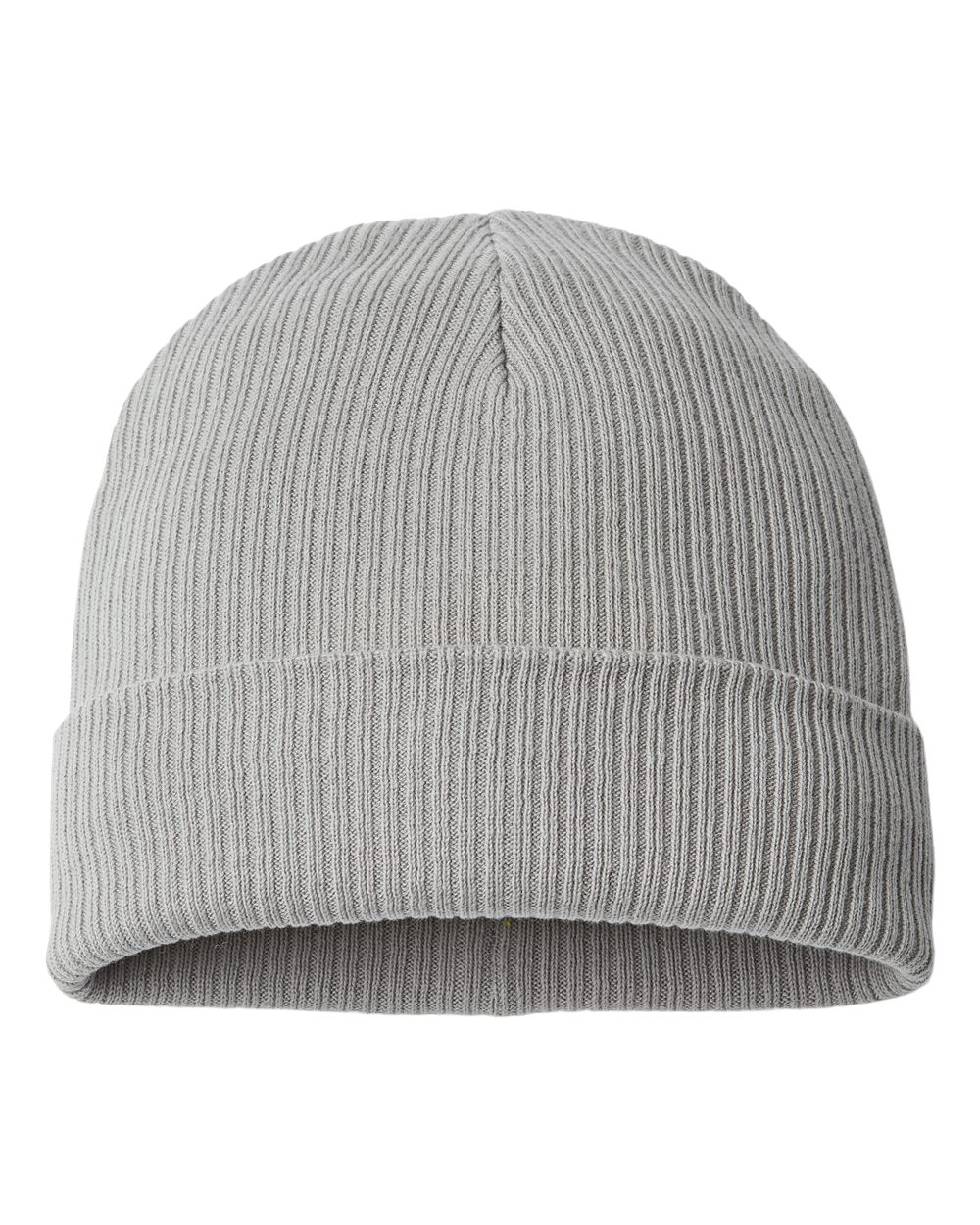 Atlantis Headwear Sustainable Cuffed Beanie. NELSON - Light Grey