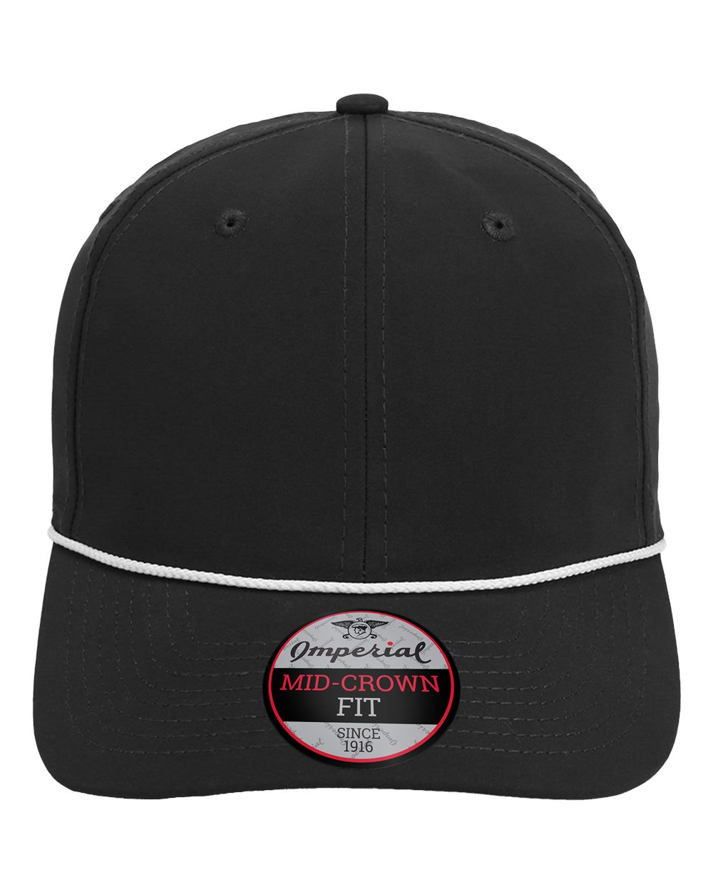 Imperial The Wingman Cap. 7054 - Black/ White