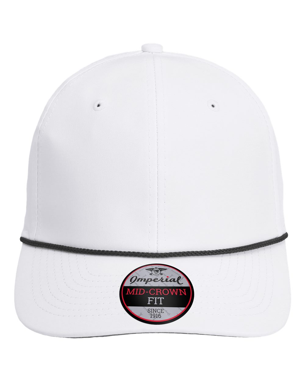 Imperial The Wingman Cap. 7054 - White/ Black