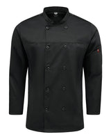 Chef Designs Deluxe Airflow Chef Coat. 054M - Black