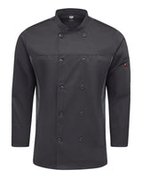 Chef Designs Deluxe Airflow Chef Coat. 054M - Charcoal