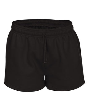 Badger Women's Athletic Fleece Shorts. 1203 - Black