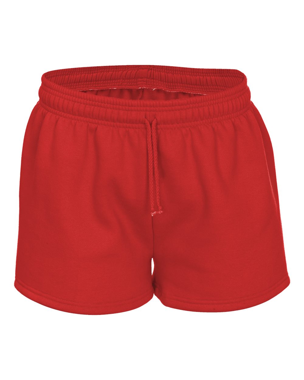 Badger Women's Athletic Fleece Shorts. 1203 - Red