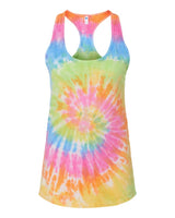 Colortone Women's Tie-Dyed Racerback Tank Top. 3400 - Eternity