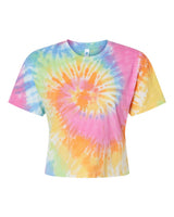 Colortone Women's Tie-Dyed Crop T-Shirt. 1050 - Eternity