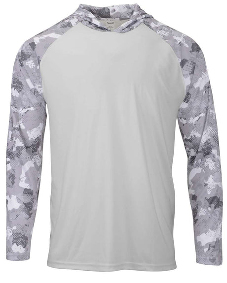 Paragon Unisex Tortuga Extreme Performance Hooded Long Sleeve T-Shirt. 240 - Aluminum